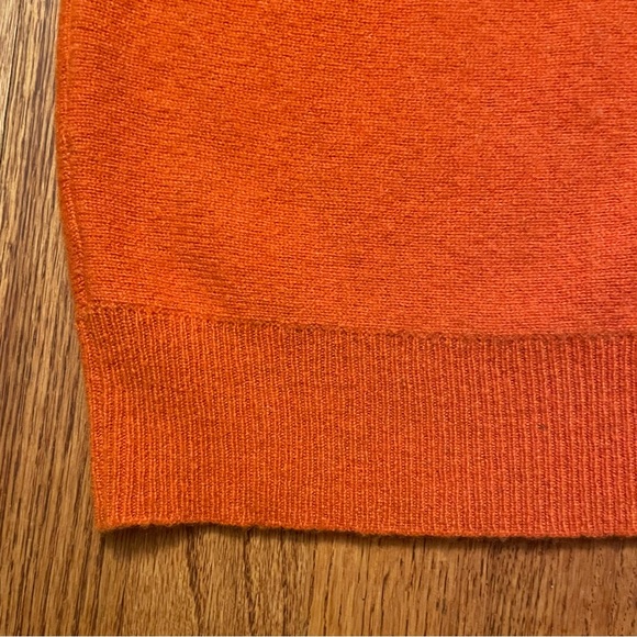 Cynthia Rowley Rust Cashmere Sweater size M - Picture 6 of 14